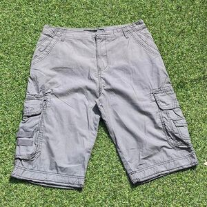 Plugg Men's Grey cargo Shorts